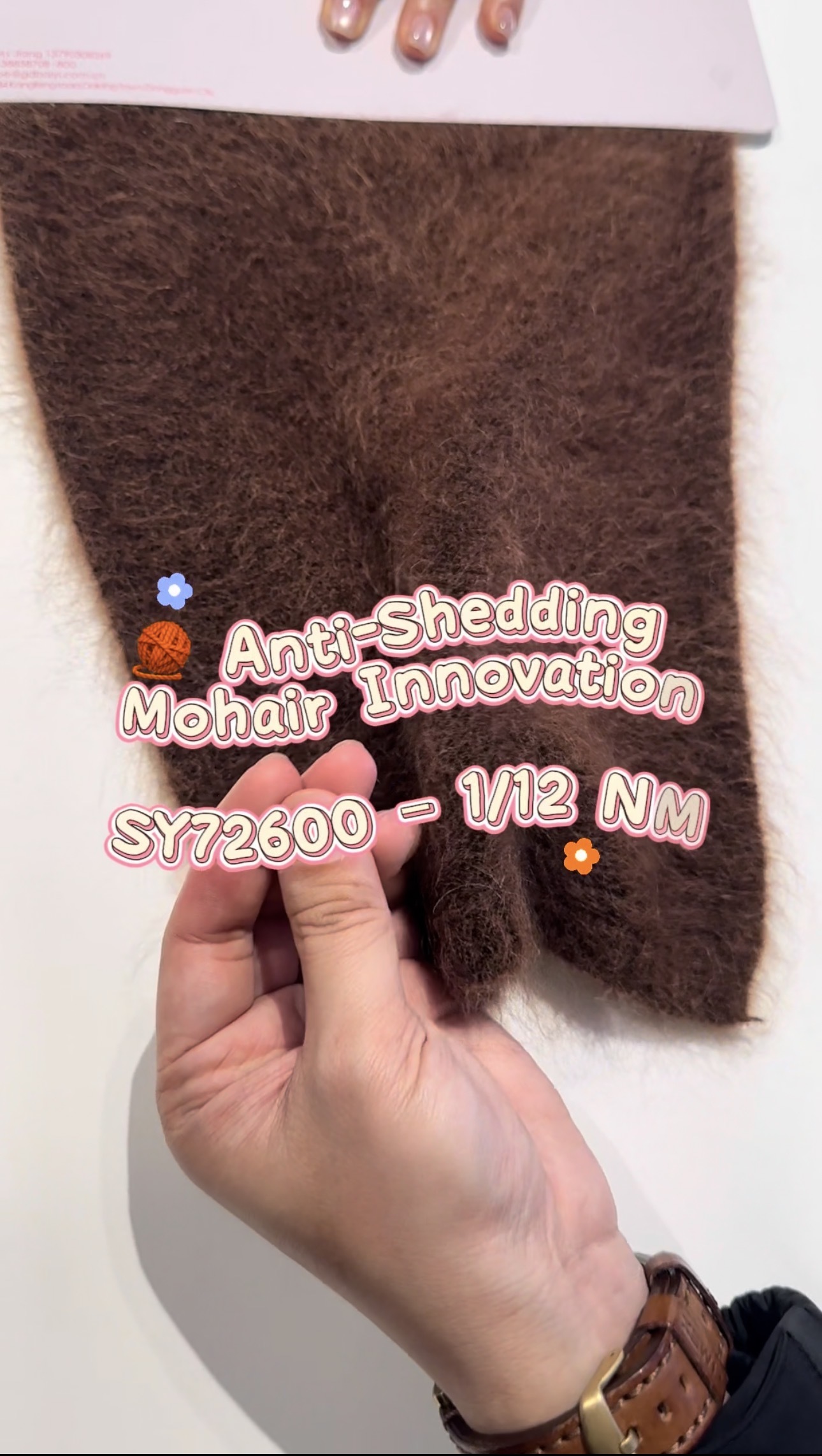Aktueller Firmenfall über Anti-Shedding Mohair Innovation SY72600 – 1/12 NM